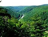 unique view of the Allegheny Mountains