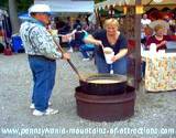 DelGrosso Parks Harvestfest Bean Soup cooked over open fire