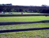 photo of a view from the fence at Central Pennsylvania historic landmark Fort Roberdeau