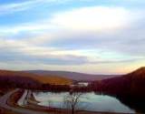 PA National Landmark View from the top of World famous Altoona PA Horseshoe Curve