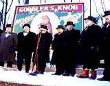 The famous PA Winter Festival Groundhog Day Inner Circle