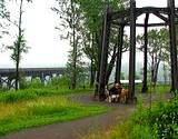 photo of a beautiful sitting area at Kinzua Bridge State Park