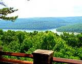 photo of the view from overlook of Kinzua Bridge State Park
