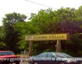 Sign at the entrance to the Old Bedford Village