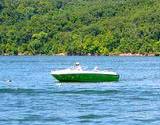 motor boat on Raystown Lake