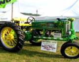 A photo of a solar tractor at the PA Energy Festival