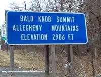 Bald Knob Summit along the PA Lincoln Highway