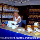 PA fall festival stuffed bear craft booth at Lakemont Park