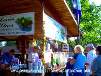 wine booth at PA Fall Festival at Lakemont Park