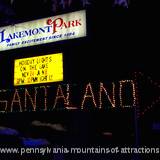 Lakemont Parks Holiday Lights on the Lake Santa sign