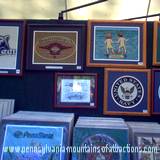 artistic plaques booth at Penn State Art Festival