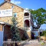 photo of the outside of the two story Jean Bonnet Tavern