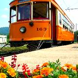 photo of Trolley Car at East Broad Top Railroad Steam Locomotive