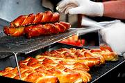 Pretzels backed like a loaf of bread at Clearfield County Fair