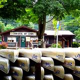 photo of a canoe rental area at Cooks Forest PA State Park