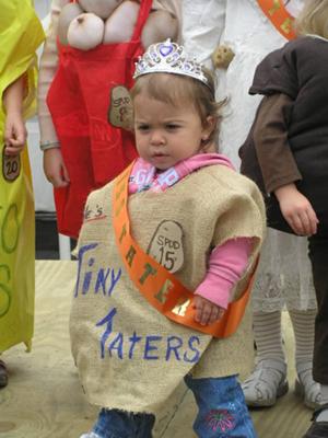 Winner of the Miss Tater Tot Contest