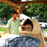 An outdoor oven at the PA Energy Festival