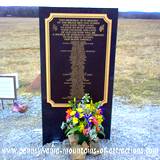 plaque with names of heros at Flight 93 Memorial