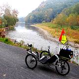 photo of 3 wheel rental bike available to tour the PA Grand Canyon