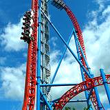 photo of Hershey Park's new ride Fahrenheit Roller Coaster