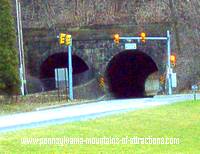 photo of the haunted tunnel at the Horseshoe Curve