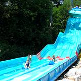 Giant water slide at Idlewild Park Soak Zone