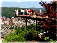 Johnstown Incline Plane observation deck view