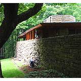 back view of Frank Lloyd Wright's Kentuck Knob