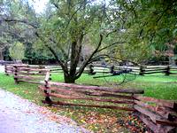 A view of part of the sculptured meadow at Frank Lloyd Wright's Kentuck Knob