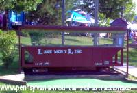 Miniature train at Lakemont Park's Miniature Golf Course