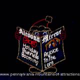 Altoona Mirror animation at Lakemont Parks Holiday Lights on the Lake