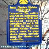 photo of a sign outside Altoona Mishler Theatre showing historic significance