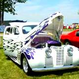 A photo of a classic car on display at Mountain Days at Prince Gallitzin State Park