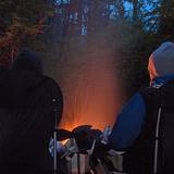 A bon fire at Prince Gallitzin State Park's Mountain Days