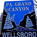 Photo of a sign leading to the PA Grand Canyon