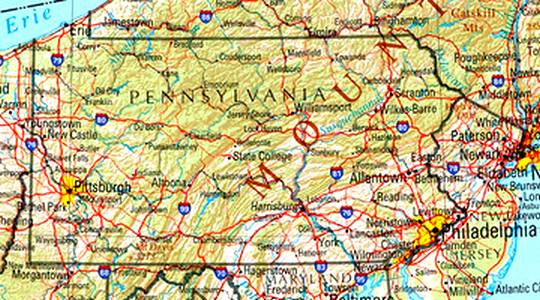 Pennsylvania Map