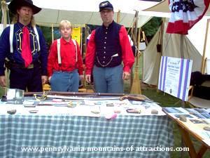 Cival War reenacment camp