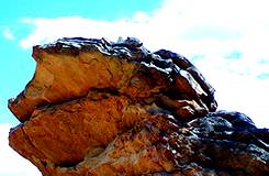 photo of Balanced Rock at Trough Creek State Park