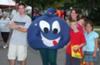 Our mascot, Newberry the Blueberry