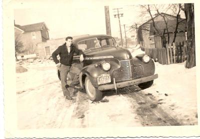 Old Car behind Daycare center 1951