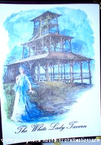 photo of a menu at the White Lady Tavern