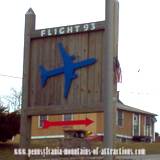 photo of the entrance sign to Flight 93 Memorial