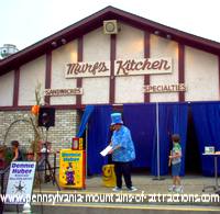 Hubie the Clown performing at Murf's kitchen at DelGrosso Park