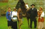 Bullskin Historical Society members in front of the Mt. Vernon Furnace