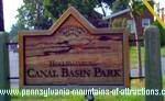 PA Canal Basin Park Enter Park Sign