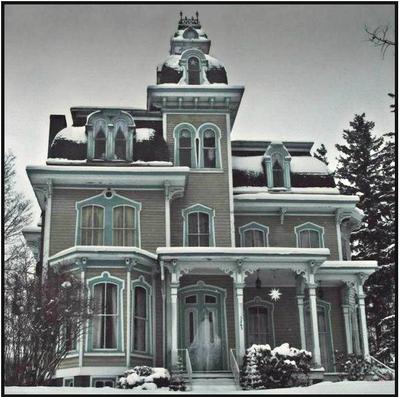 Mansion Picture in Winter